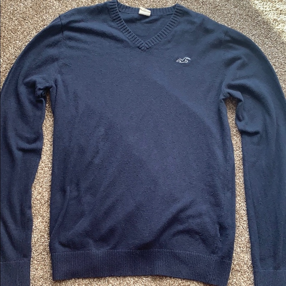 Hollister long v- neck sweater